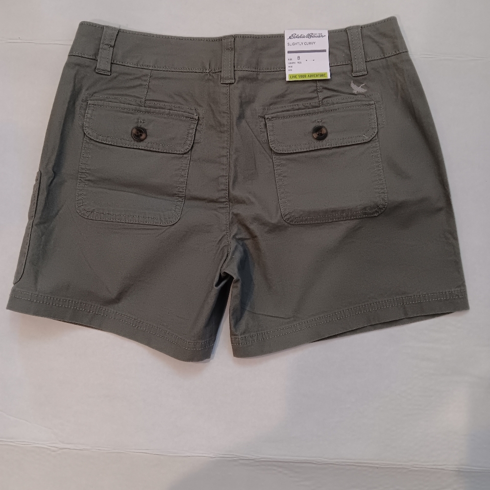 Eddie Bauer Shorts Sz 8 Green